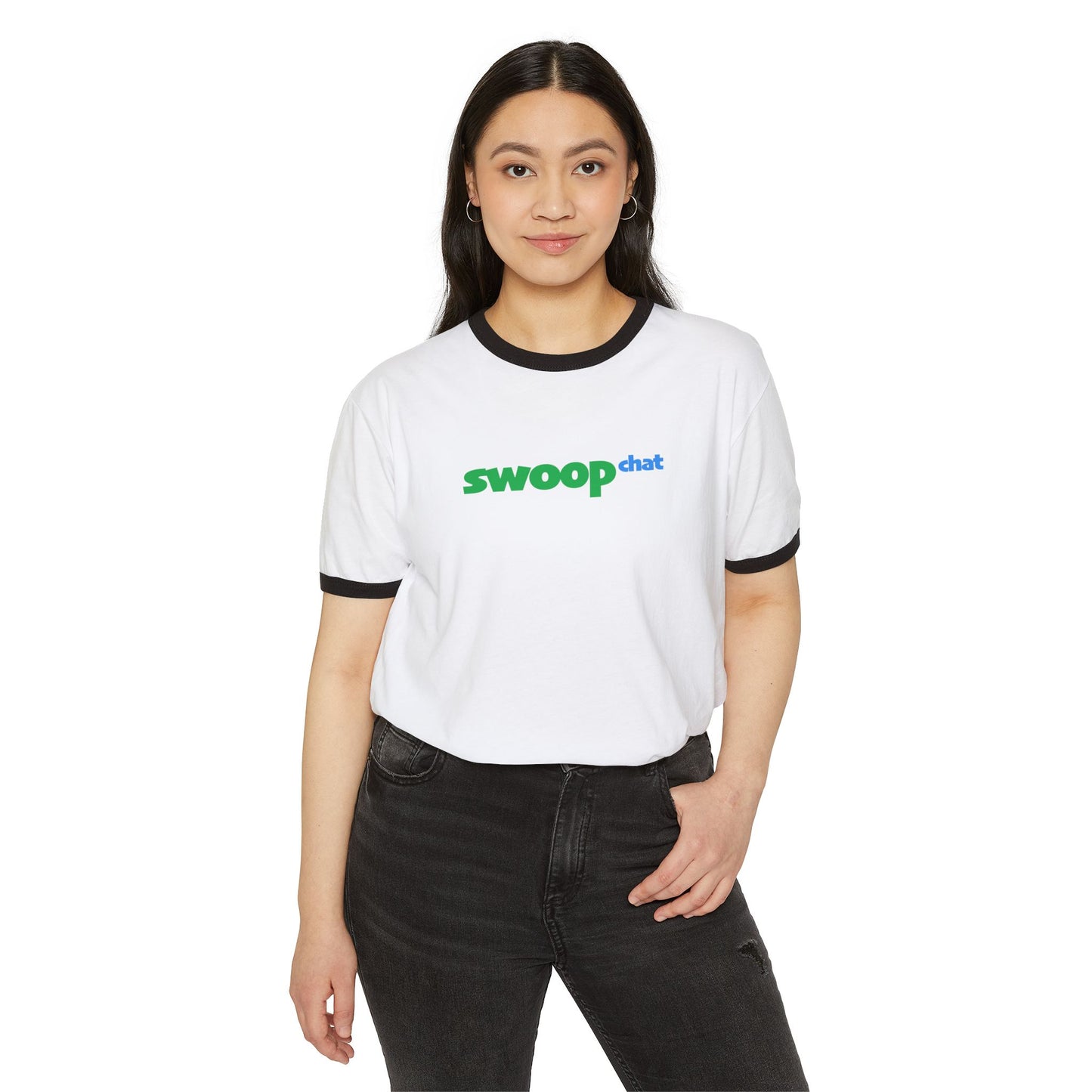 swoopchat ... the ringer t-shirt
